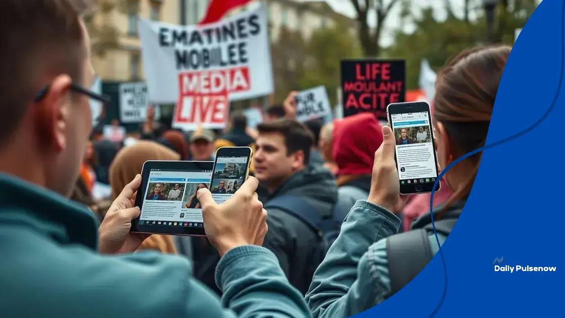 The role of social media in mobilizing protests