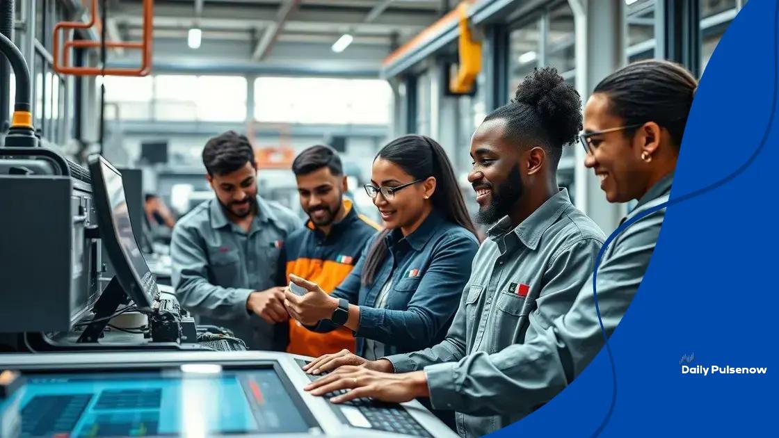 Workforce changes in the manufacturing sector
