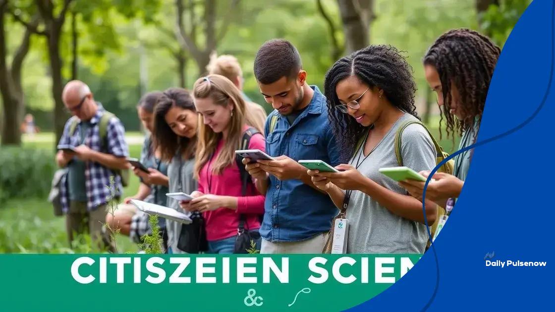 How to get involved in citizen science