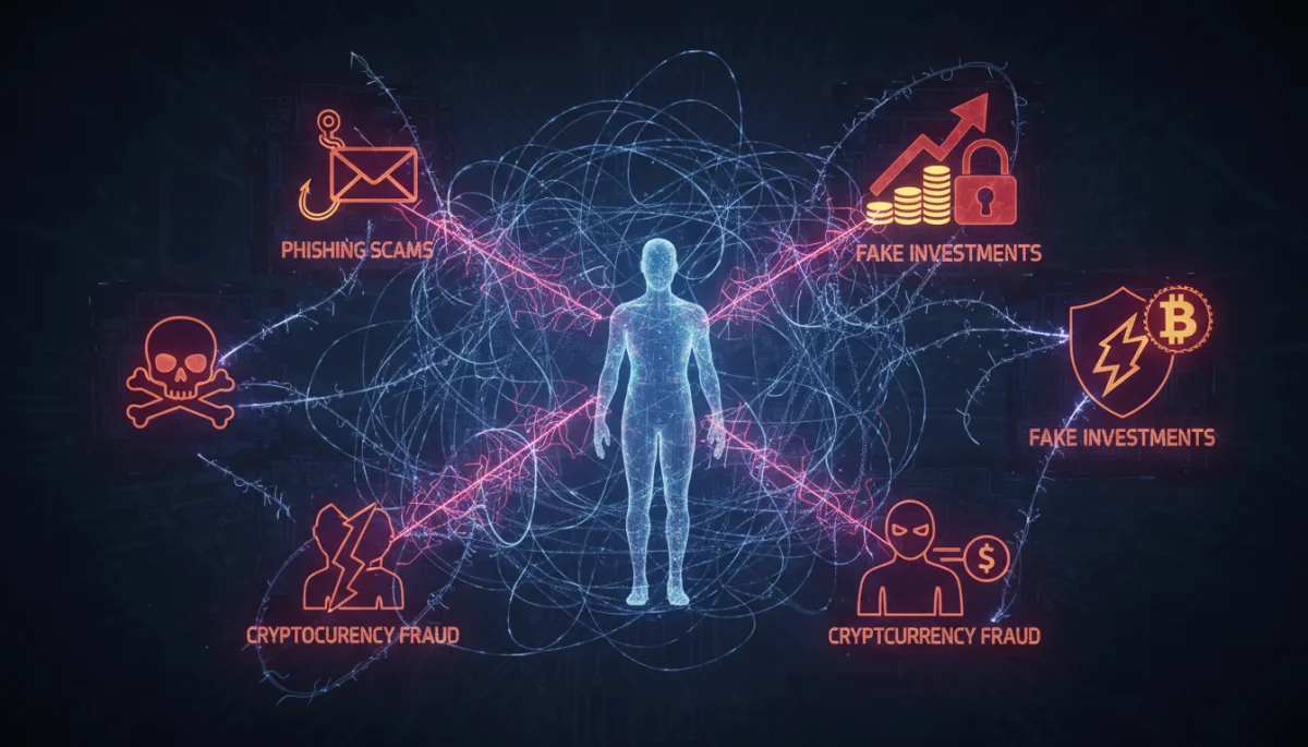 Complex web of digital investment scam threats
