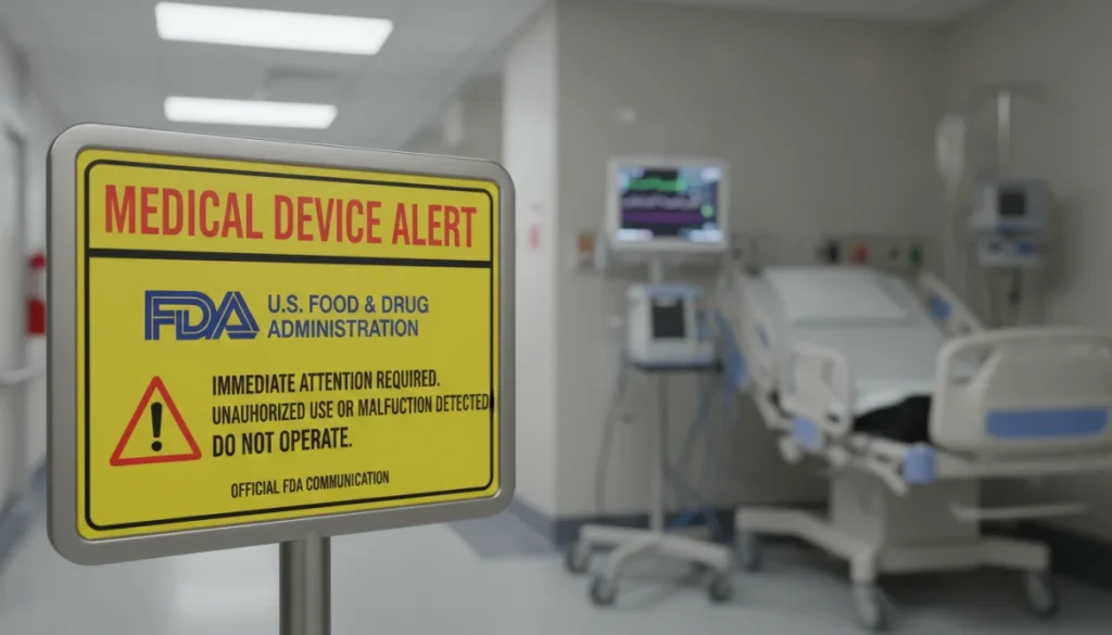 FDA Medical Device Warning 2026: 10 Devices with Performance Issues
