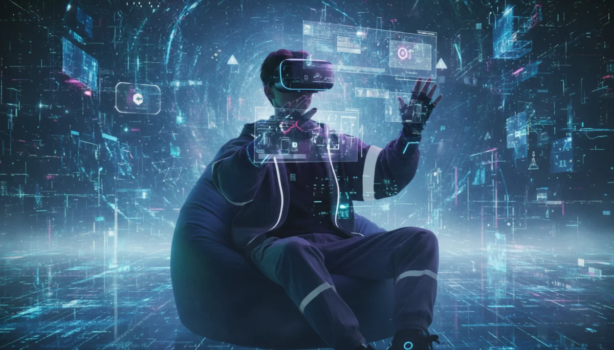 Gen Z exploring immersive digital experiences and virtual reality