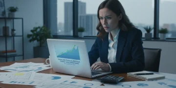 Person researching student loan forgiveness updates on laptop