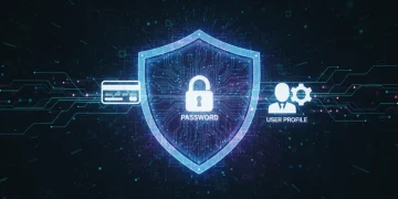 Digital shield safeguarding personal data from cyber threats
